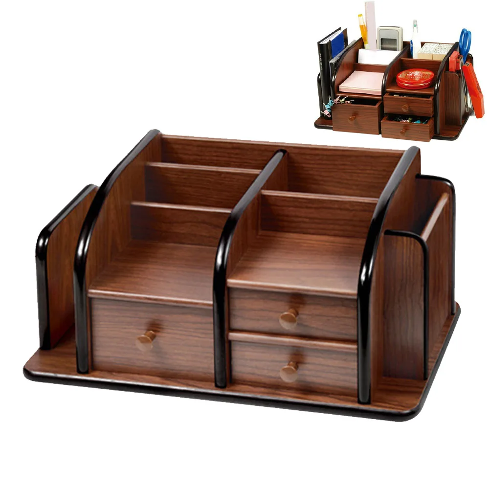 2019 Hot Sale Wooden Stationery Organizer for Office
