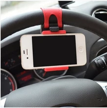 Universal Car Steering Wheel Mobile Phone Holder Bracket for iPhone 4 4S 5 6 6s Samsung Galaxy S4 S5 S6 Note 3 4 MP4 PDA GPS