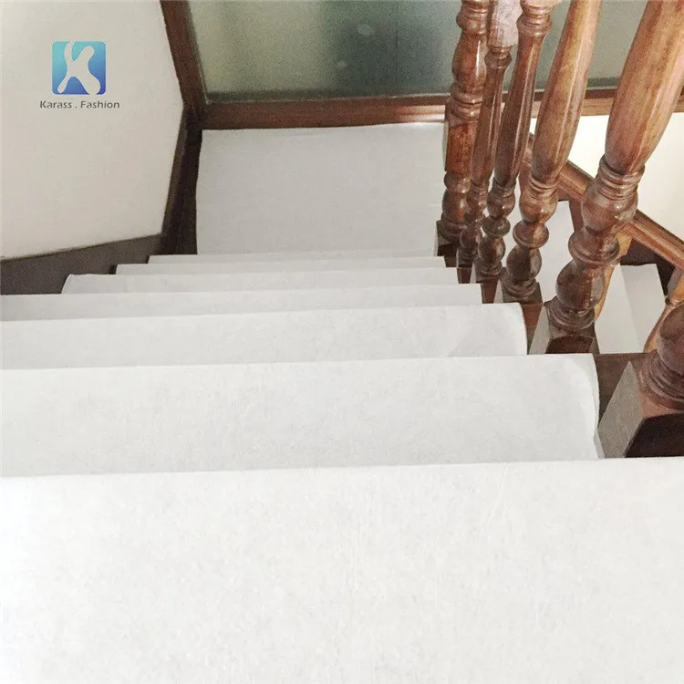 Self-adhesive non-slip Sticky white felt for easy painter