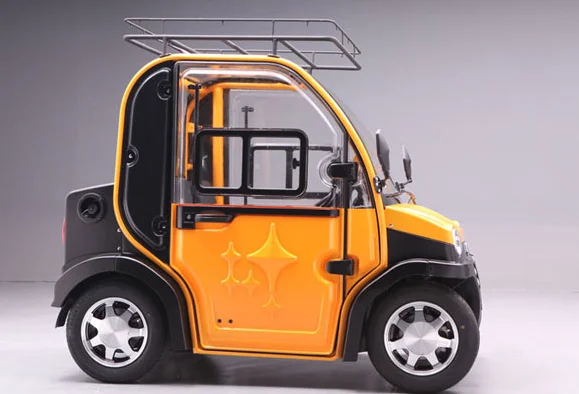 Low Speed 4 Wheels 2seats EEC certification E-Mark Auto Vehicle Adult Electric car