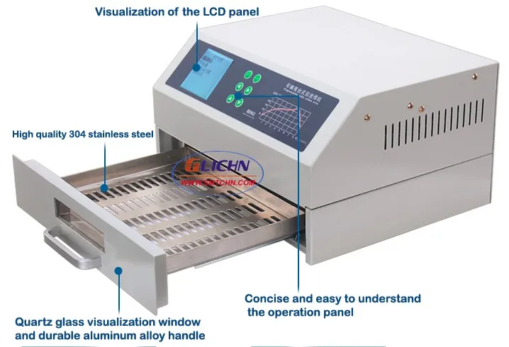 mini desktop reflow oven G962 series
