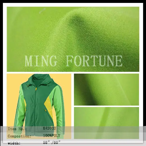 
Fair price Polyester chiffon of Taiwan manufacturer fabric for windcoat 