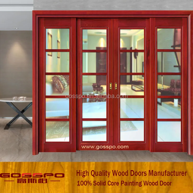 
Luxury Elegant Entrance Doors Wood Glass Sliding Doors cheap sliding doors 