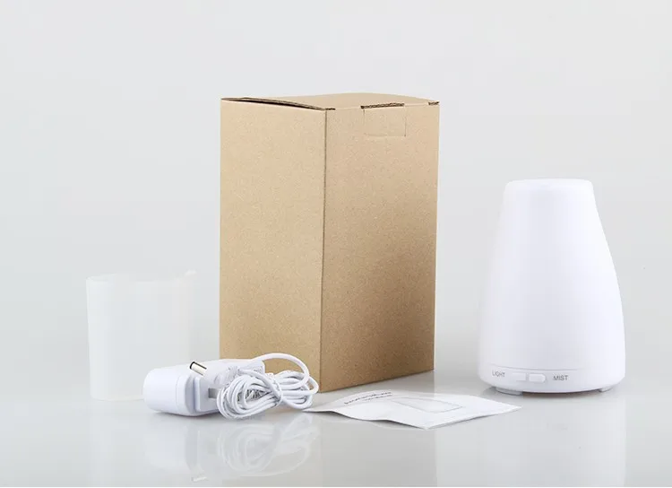 100ml 7 цветных светодиодных огней ароматерапия ультразвуковой диффузор эфирный масляный диффузор с прохладным туманом