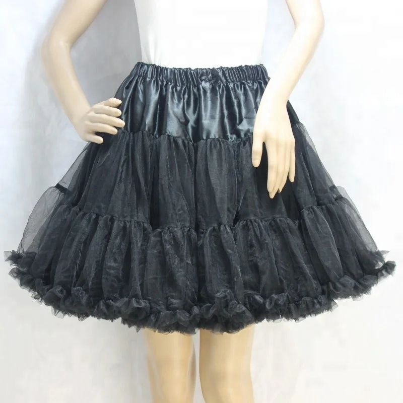 Princess Super Fluffy Adult Pettiskirt Wholesale Women Soft White Petticoat Tutu