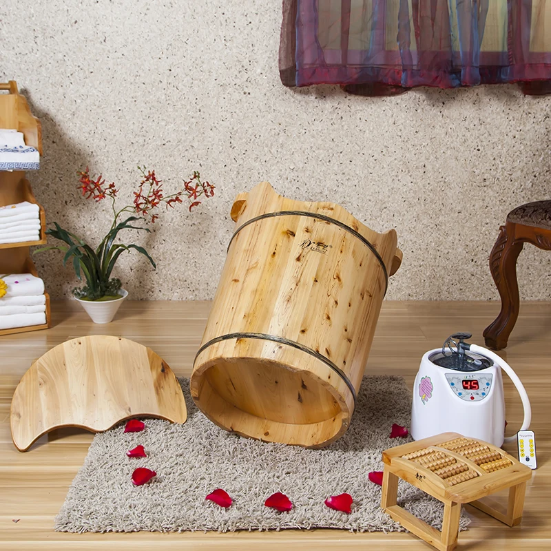 Steam Generator Foot Care Wooden Foot Bath Bucket