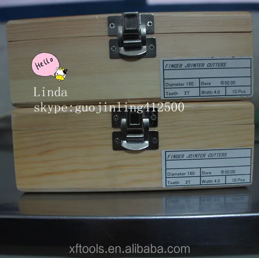 160x4.0x50x2T woodworking spindle finger joint cutter& jointer knife