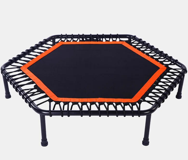 Mini Trampoline Cardio Home Rebounder Exercise Fold Fitness Trampoline With Adjustable Handrail