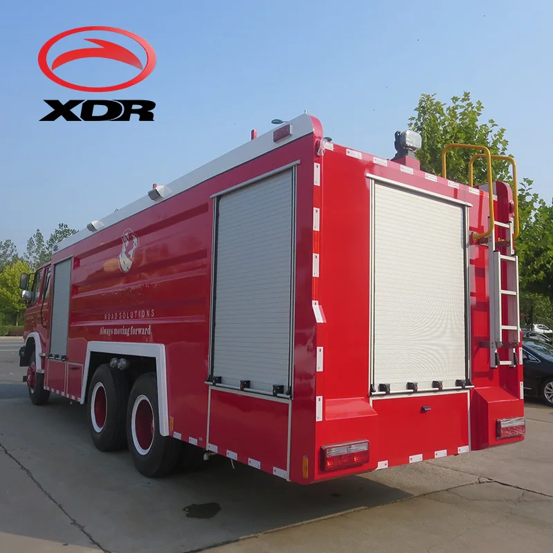 Suizhou XDR 3000gallons water tanker fire rescue fire fighting truck