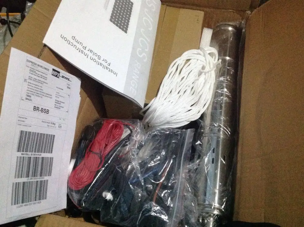 
180W solar water pump JS3-1.8-60 with stainless steel 304 