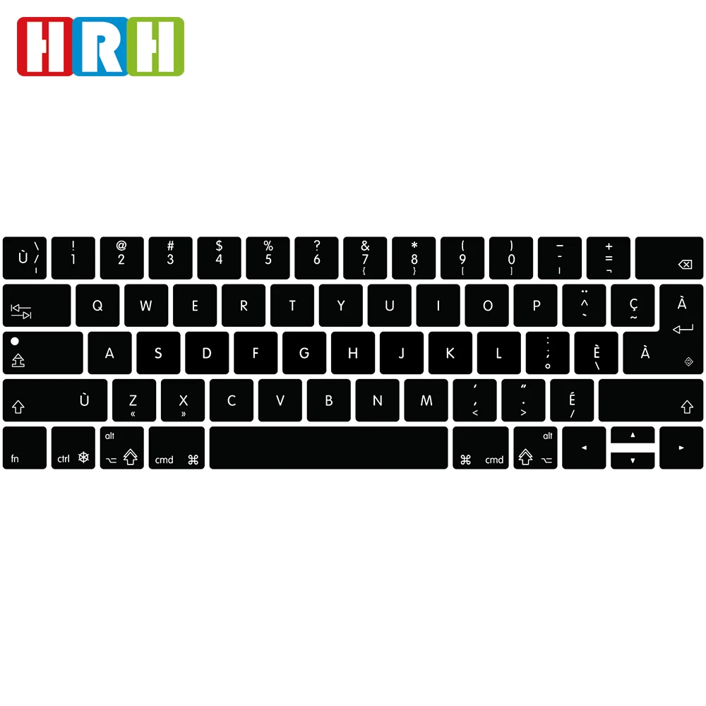 Arabic,russian,Swiss Language silicone keyboard laptop Skin cover Protector For Macbook New Pro 13  US/UK laptop skin