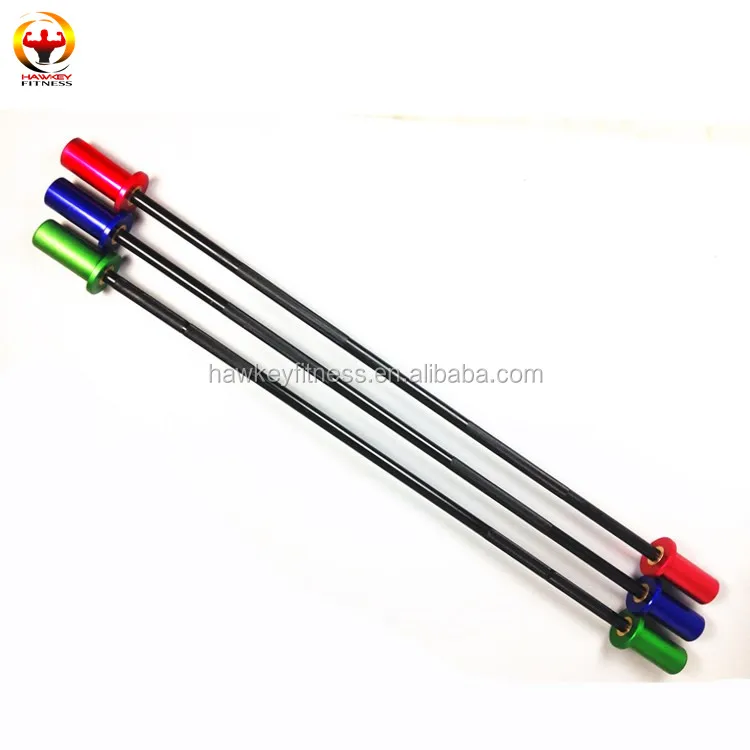 
Colored 5LB Aluminium Weightlifting Barbell bar for Kids 