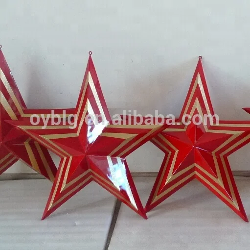 big size fiberglass decorative ceiling hanging stars for christmas decoration