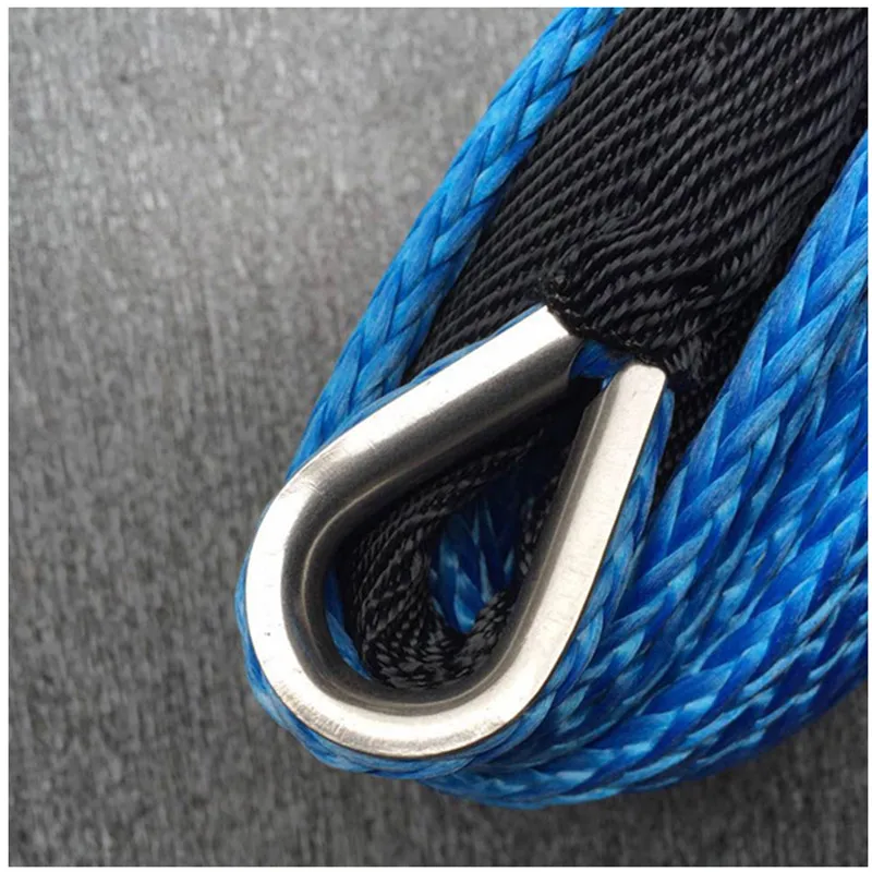 8mm 10mm 12mm synthetic winch rope for ATV UTV car