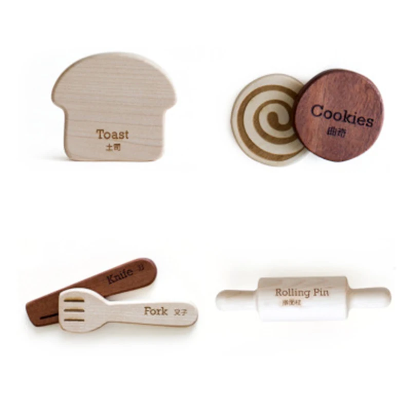 
MoXiaoXiao Wooden Playhouse Toy,Wooden Baking Toy 