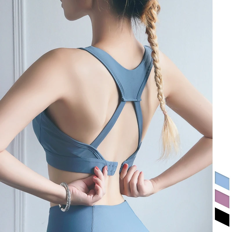Woman Gym Yoga Sport Gather Bra Beauty Back Nursing Sports Bra