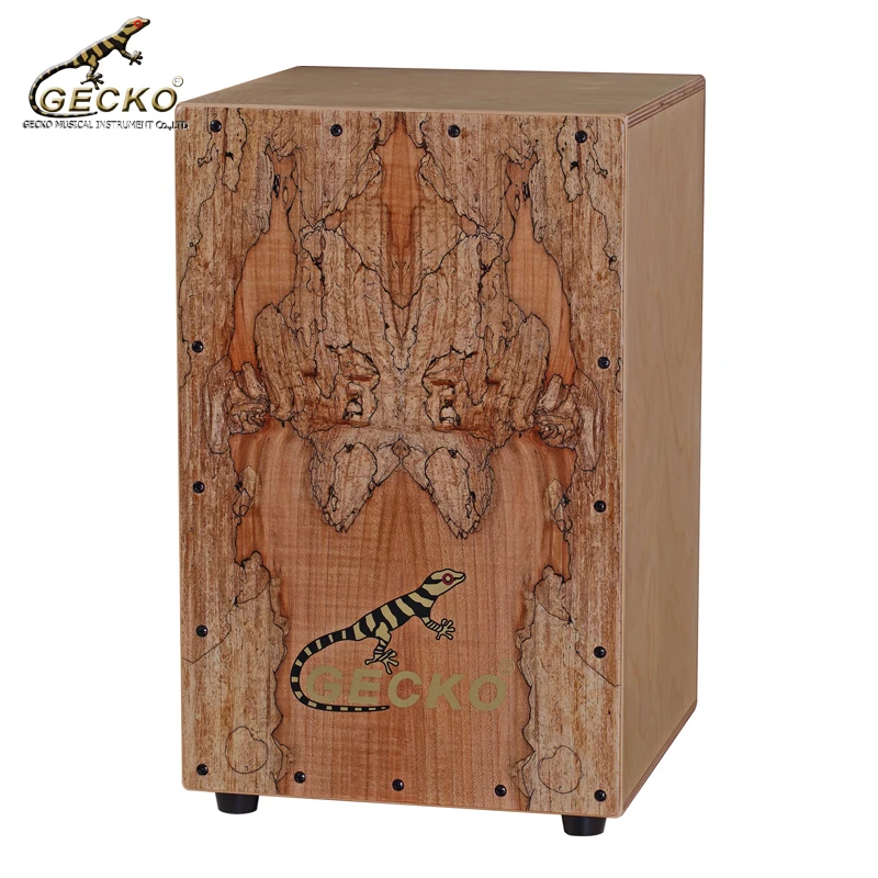 Gecko CL10SM Cajon коробка барабан профессиональный cajon барабанный перкуссионный инструмент с разложенным кленом играющий на поверхности бит бокс cajon бокс барабан