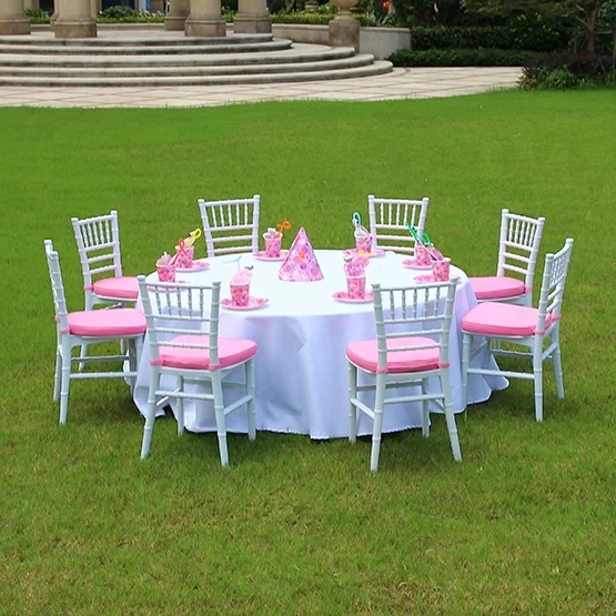 factory wholesale popular children kids chiavari birthday party dining chair