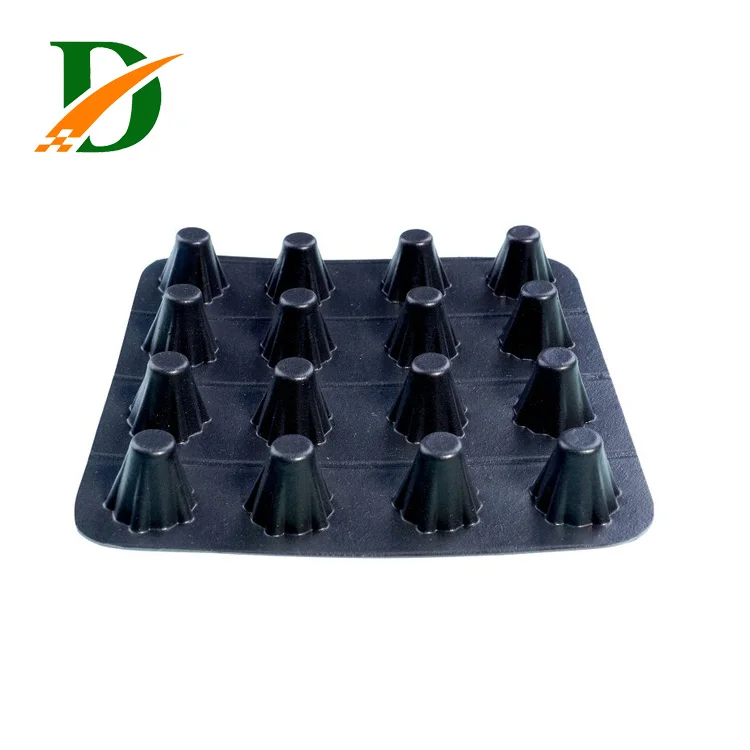 
China landscape drainage board 20mm dimple plastic drain board/dimple for garage projet and roof project 