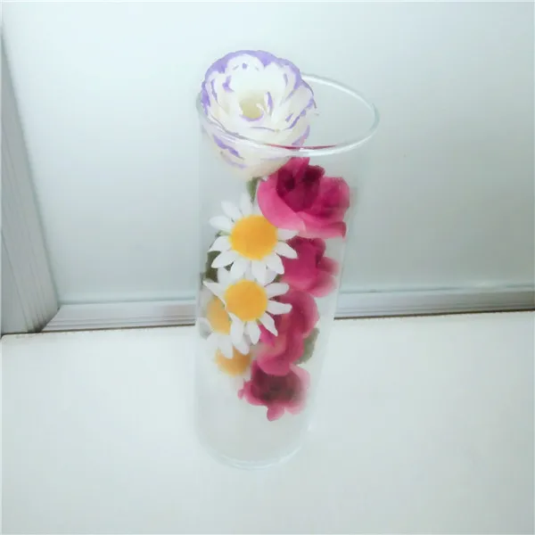 Wholesale hot sale red scented floating candle gift set