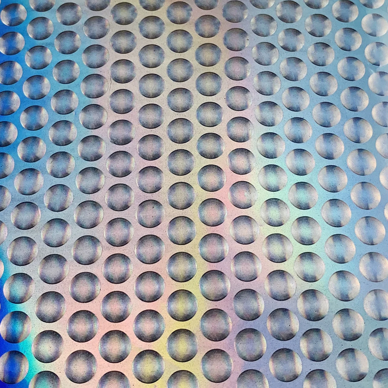 laser water drop pattern metallic holographic Bronzing Film for textile