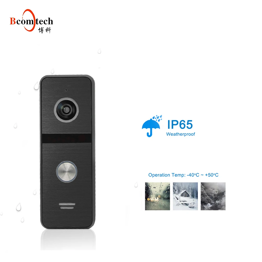  Видеодомофон Smart security 1080P поддерживает 4 канала обнаружения