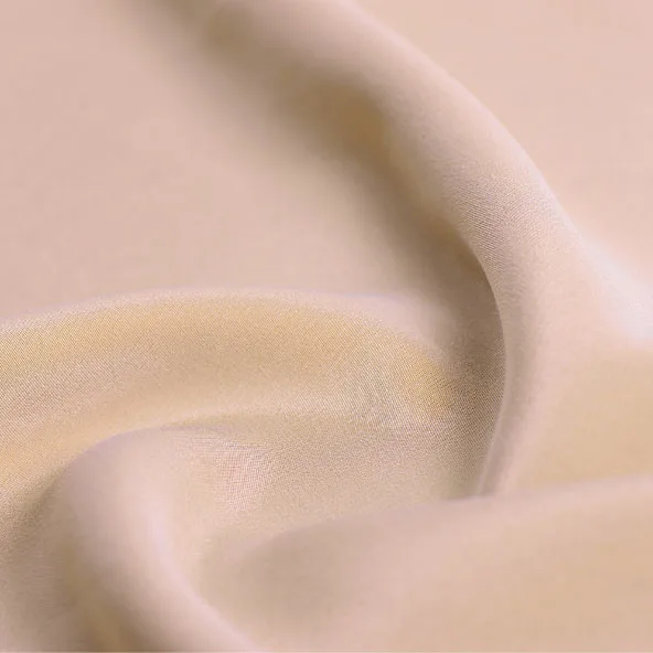 Sandwashed heavy silk crepe de chine pure silk fabric