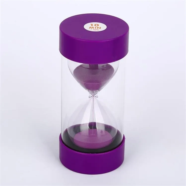 Round shape Kids board game sand time plastic hourglass