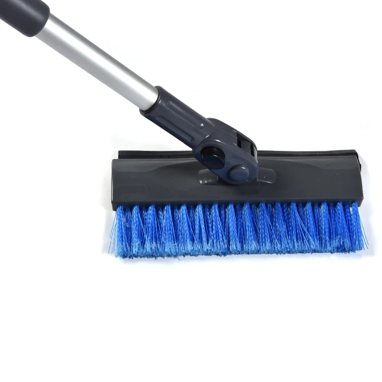 Customized Online Sale Car Snow Removal Accessories Aluminium 3-in-1 Telescopic  Handle Snow Brush with Ice Scraper