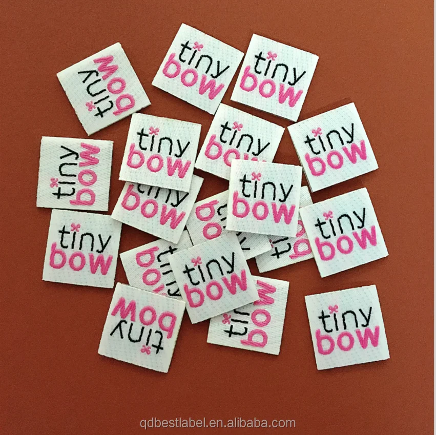 
Factory Price Custom Logo Woven Label With Glue 