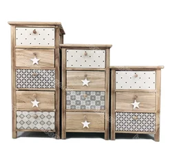 Drawer Storage Cabinet Paulownia Wood Cabinet For Living Room Or Corner Place With Drawer Wood Grain