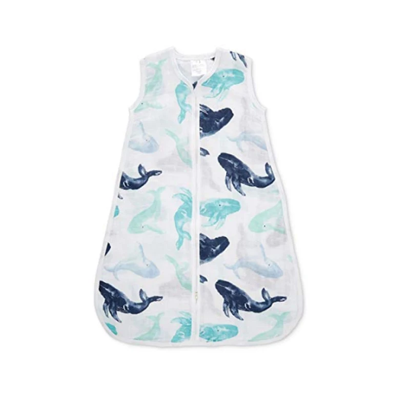 
Baby Muslin 100% Cotton Sleeping Sack Bag Lightweight Wearable Blanket 