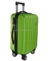 Hot-selling abs pc carry on cabin luggage 360 degree spinner wheels trolley travel bags
