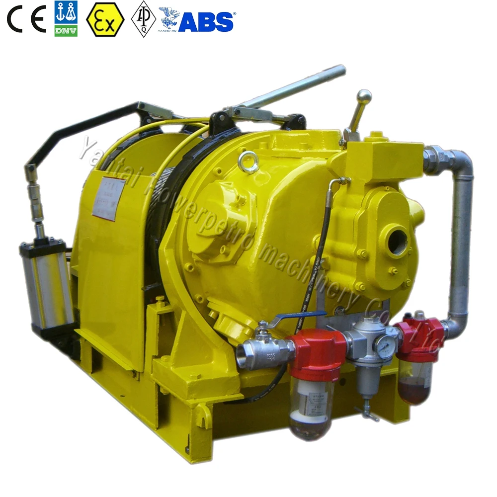 CCS certificated 10 T towing winch air winch tug winch