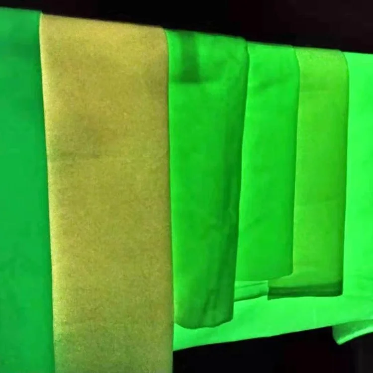 
Glow in the dark 100% Polyester fiber fabric with EN71 