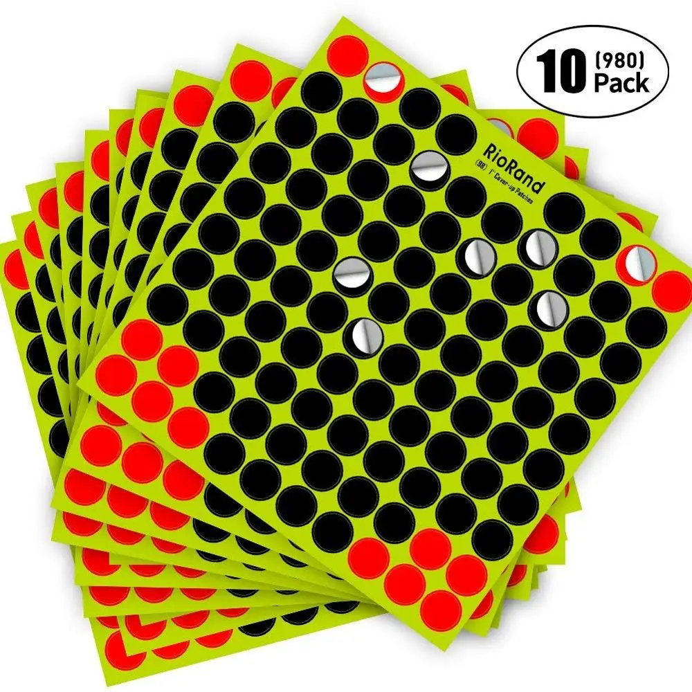 Клейкие наклейки-накладки для мишени от брызг-накладки для мишени стрельбы 3/4 дюйма, наклейки для реактивной очистки и палочки-винтовка-пистолет