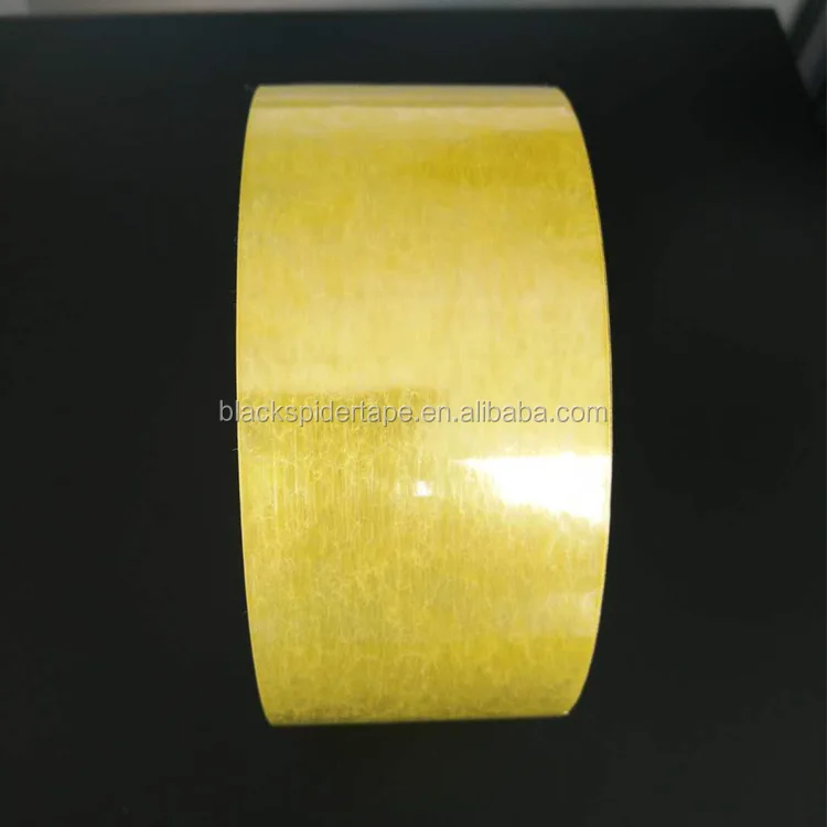 Custom logo Printing Yellowish Adhesive  Bopp Packing Tape Transparent  Waterproof  Cello Tape
