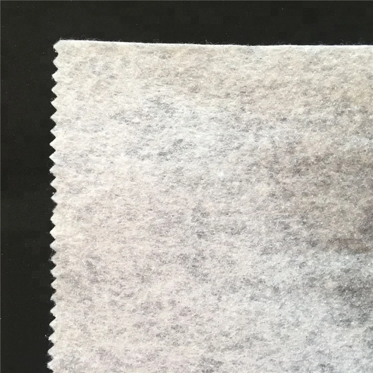 fusing iron-on wadding fusible interlining non woven adhesive felt for bags and winter garment fusible interlining
