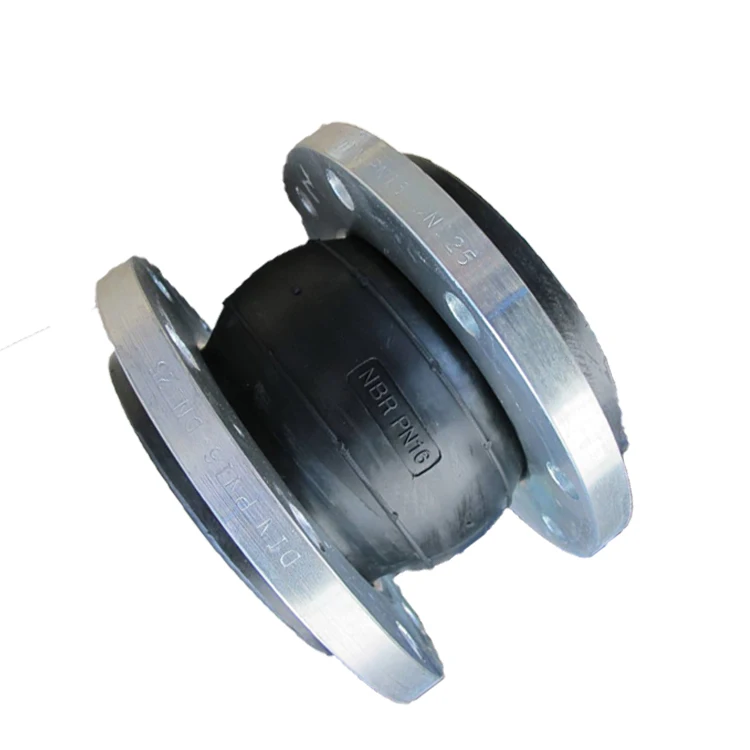 Rubber expansion joint with flange