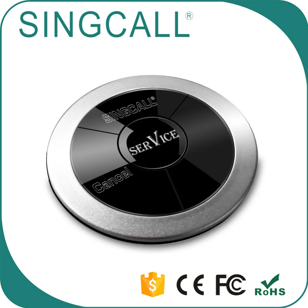 SINGCALL wireless restaurant waiter calling service call bell system