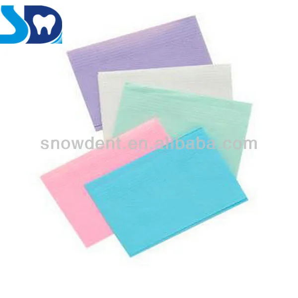 Plastic Dental Bib / Patient bib in multi colors