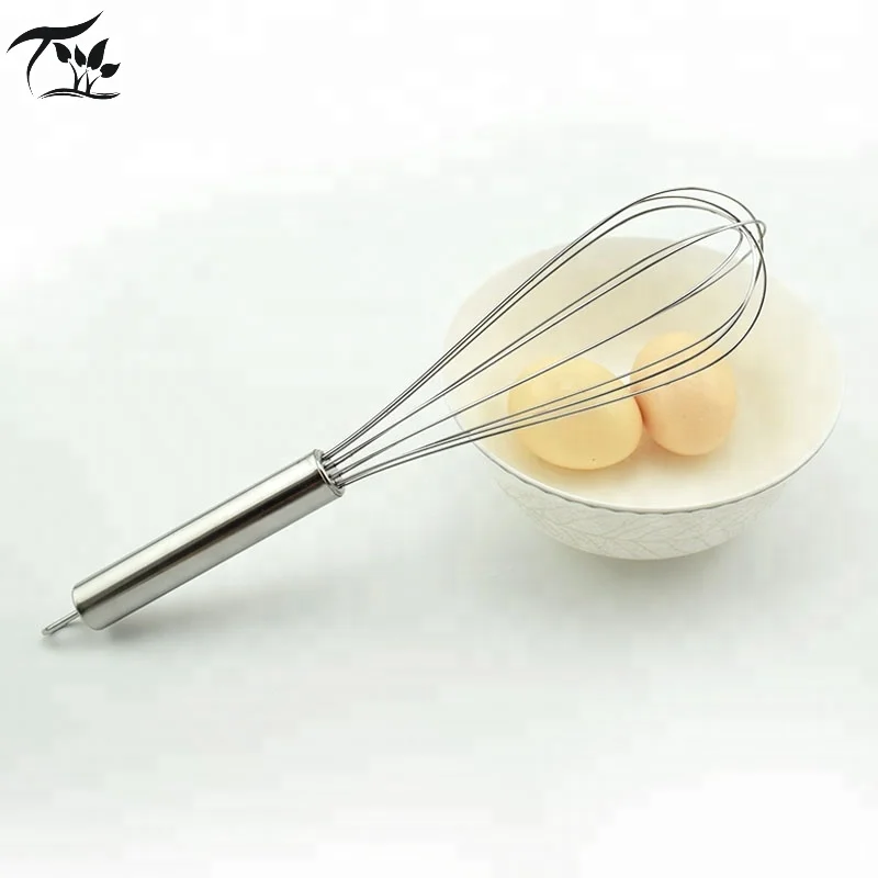 
12' Trade Assurance Egg Beater Stainless Steel Egg Whisk 
