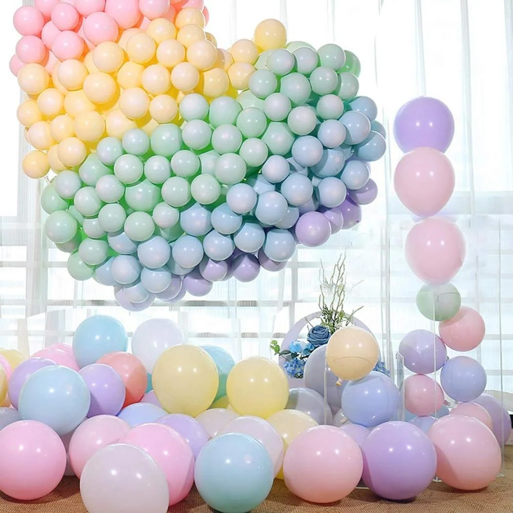 
100pcs Pastel Latex Balloon 10 Inch Assorted Macaron Candy Color Party Balloons Kids Birthday Wedding Baby Shower Party Supplies 