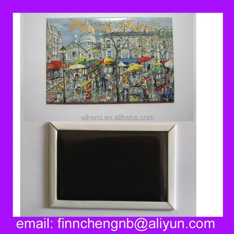7.8X5.4cm customized souvenir rectangular fridge magnet paper,promotion personalized fridge magnets,fridge magnet printing
