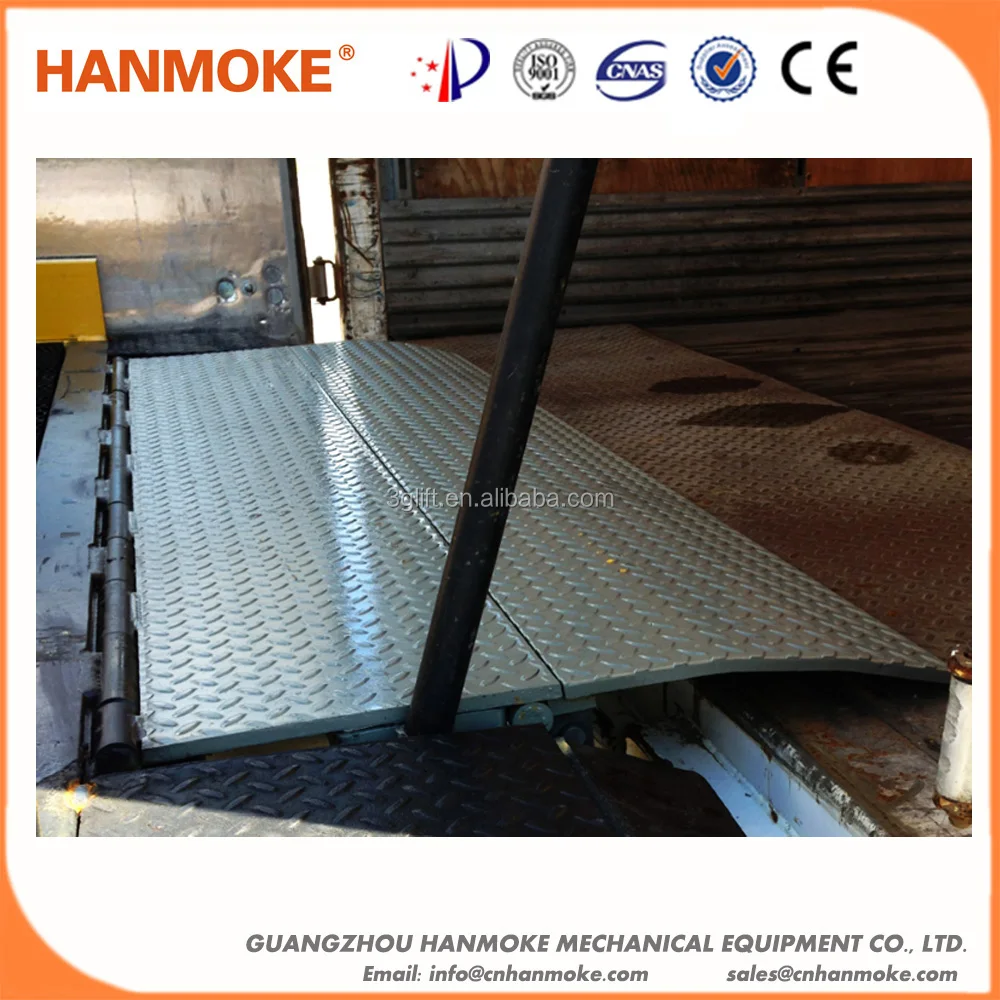 Foshan factory customize floating dock leveler dock ramp for container