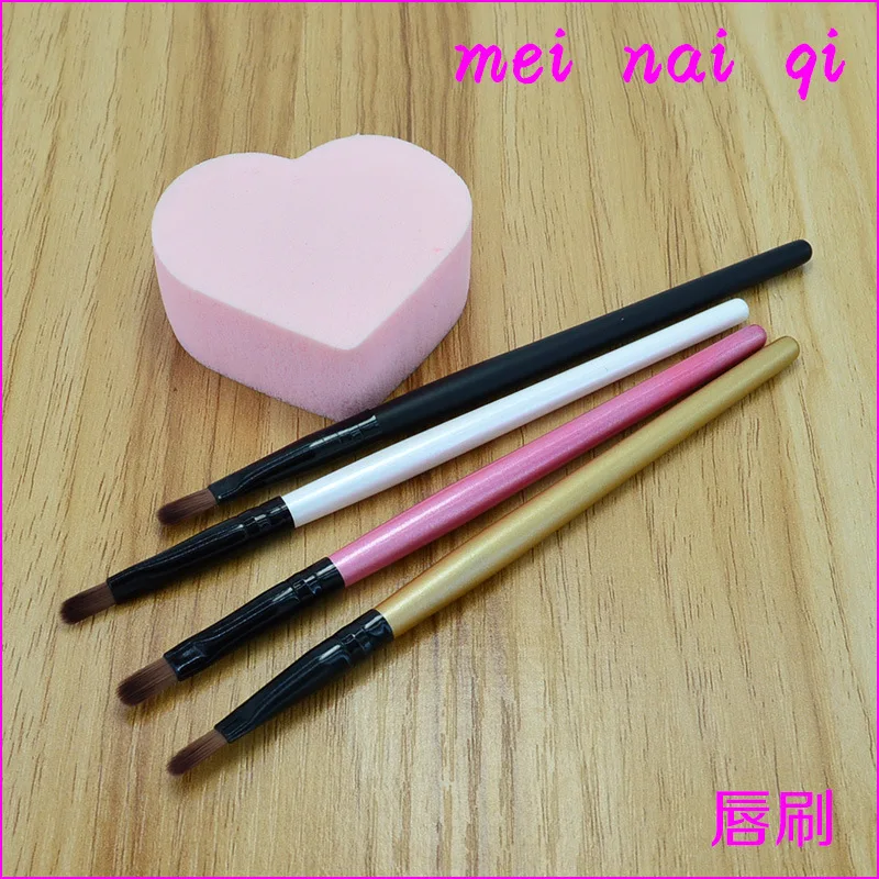 Best professional aluminum private label make up brushes lip brush