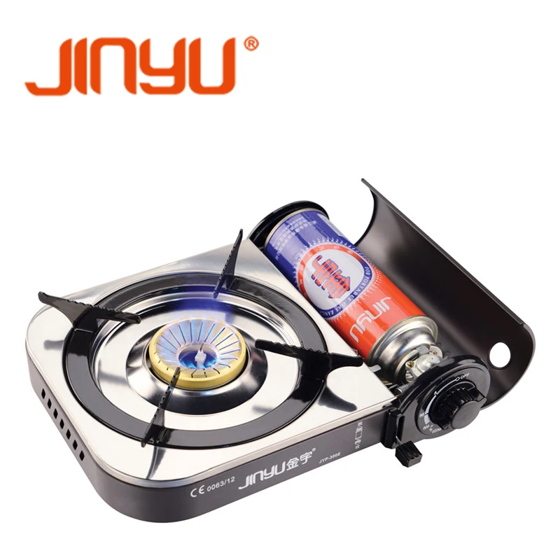 Портативная газовая плита для путешествий на открытом воздухе мини-плита готовка барбекю Варочные панели Бутановая