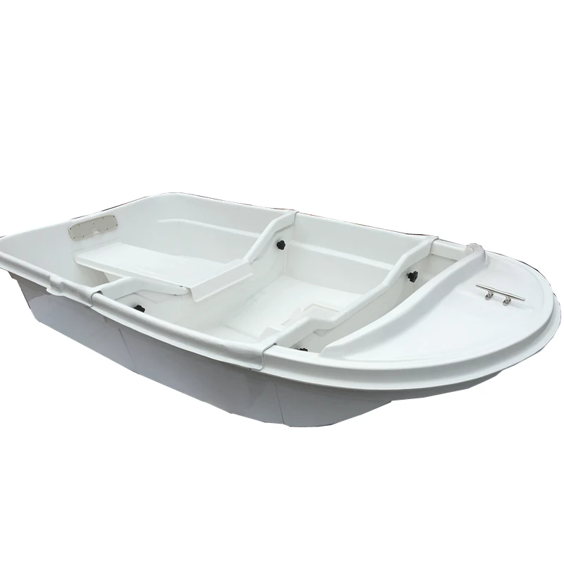 Fiberglass Boat Rowing Boat With PVC Air Tube Dinghy for sale