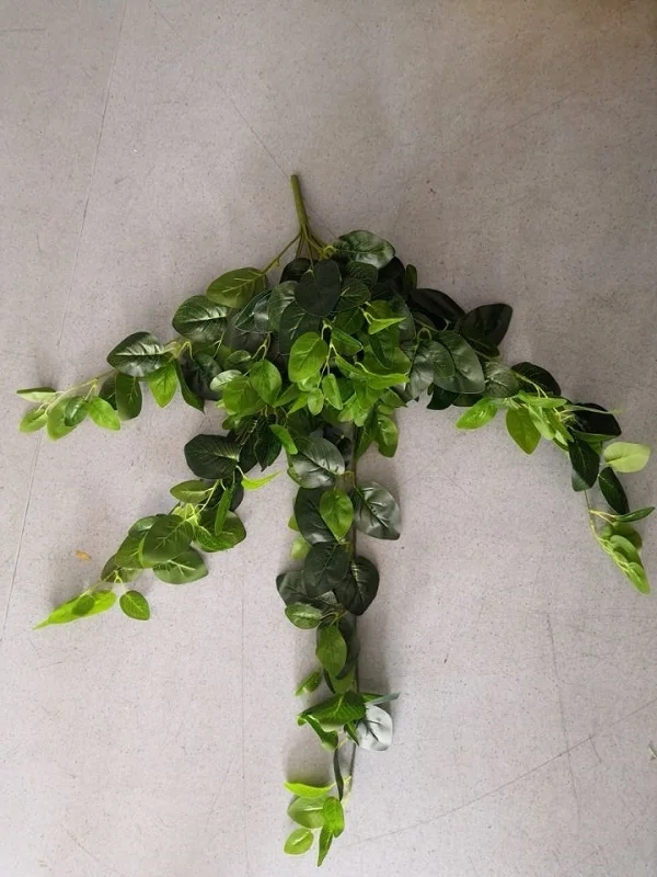 FC7312 искусственный настоящий сенсорный виноградный зеленый ротанговый трость для свадебного украшения