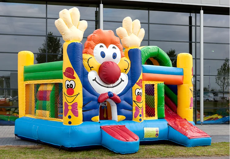 Inflatable Clown Cheap Price Jumping Castle Inflatable Bounce House for Sale Ce Unisex 1 Set Colorful 3 Years 5 X 5x 3.5m 